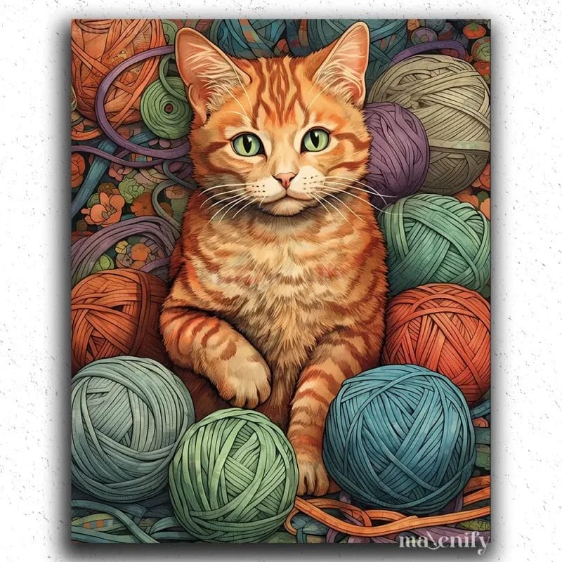 Knitting Kitten