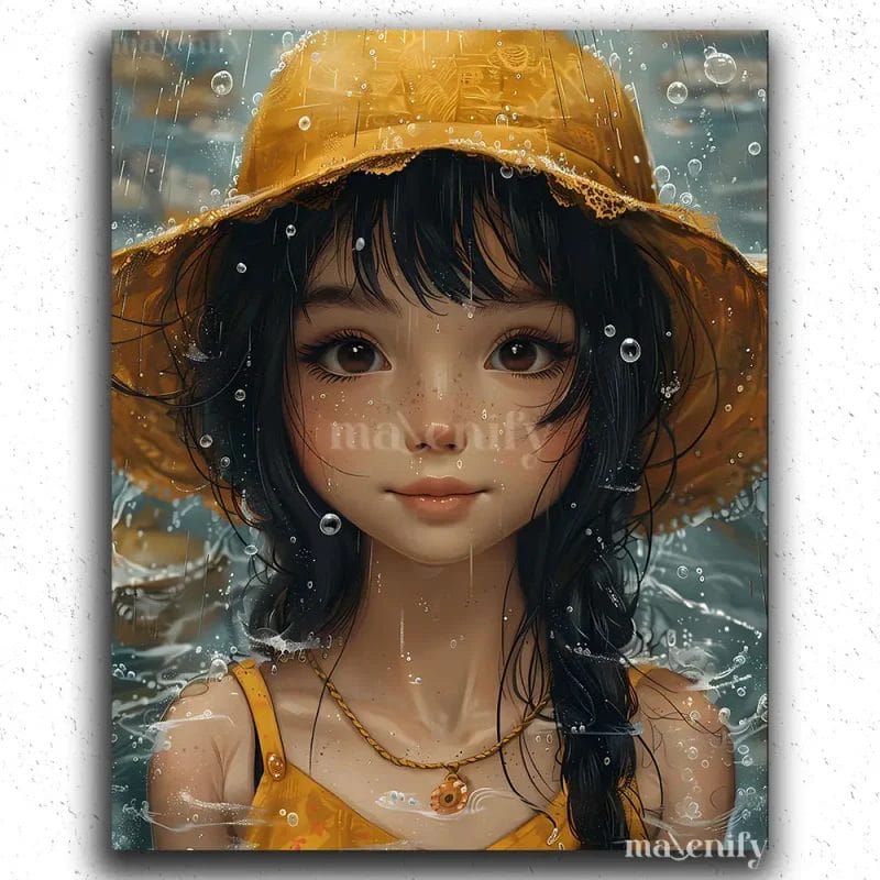 Young Girl with Hat