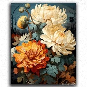 Vibrant Chrysanthemum Bloom