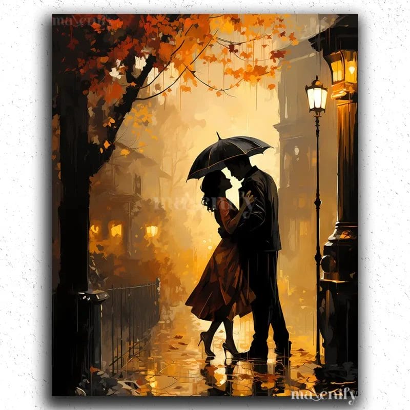Romantic Couple in City