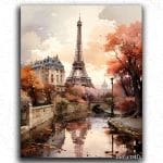 Eiffel Tower in Autumn