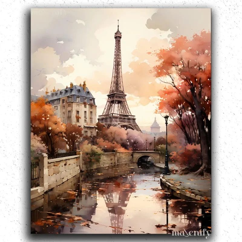 Eiffel Tower in Autumn