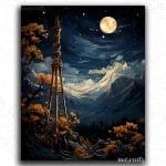 Cosmic Spring Moonlight