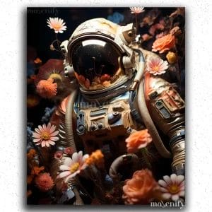 Astronaut in Cosmic Spring