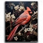 Crimson Red Bird