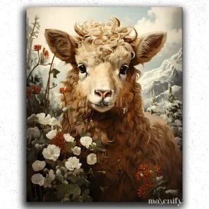 Cute Arctic Llama