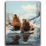 Cute Arctic Walrus