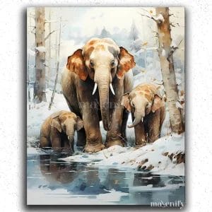 Cute Arctic Elephants