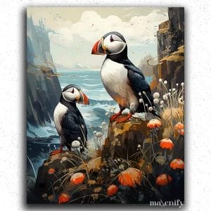 Cute Arctic Puffin