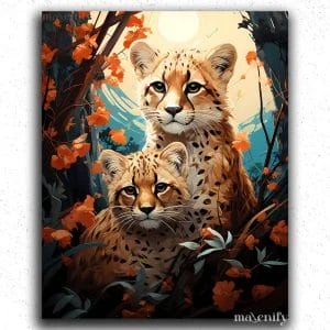 Leopard Cute Safari