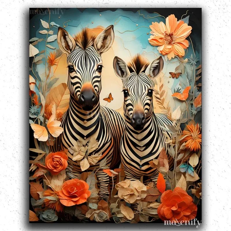 Cute Safari Zebra