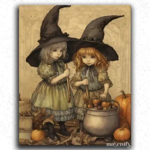 Two Cute Witches