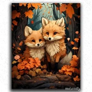 Cute Woodland Fox