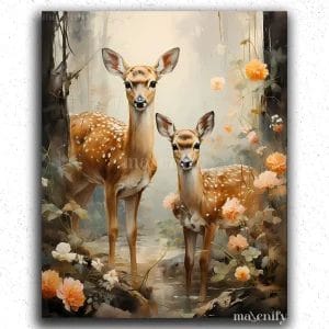 Cute Woodland Deer