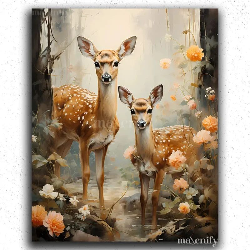 Cute Woodland Deer