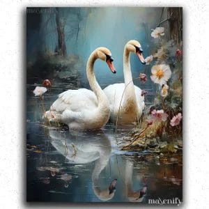 White Swan Couple