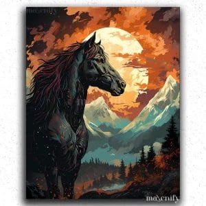 Amazing Dark Fantasy Horse
