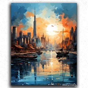 Sunset in Dubai