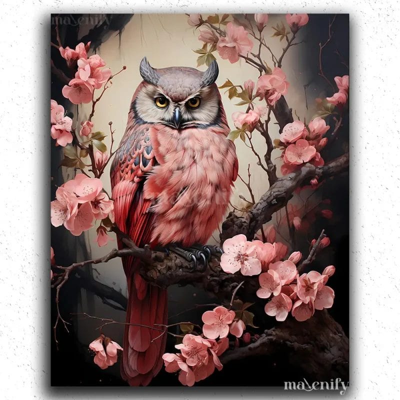 Dusty Pink on a Branch