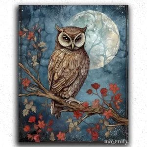Enchanted Moon and Owl