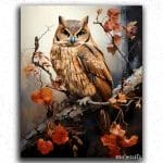 Majestic Owl Fall Wildfire