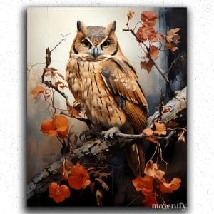 Majestic Owl Fall Wildfire