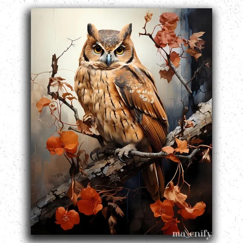 Majestic Owl Fall Wildfire