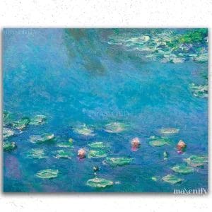 Flowers in Water - Claude Monet