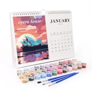 Paint By Numbers Calender Cities 2025 CLP002 (1)
