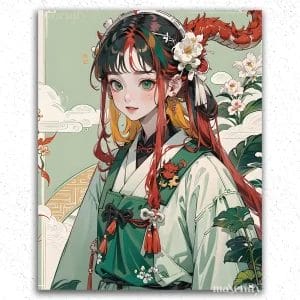 Girl and Dragon