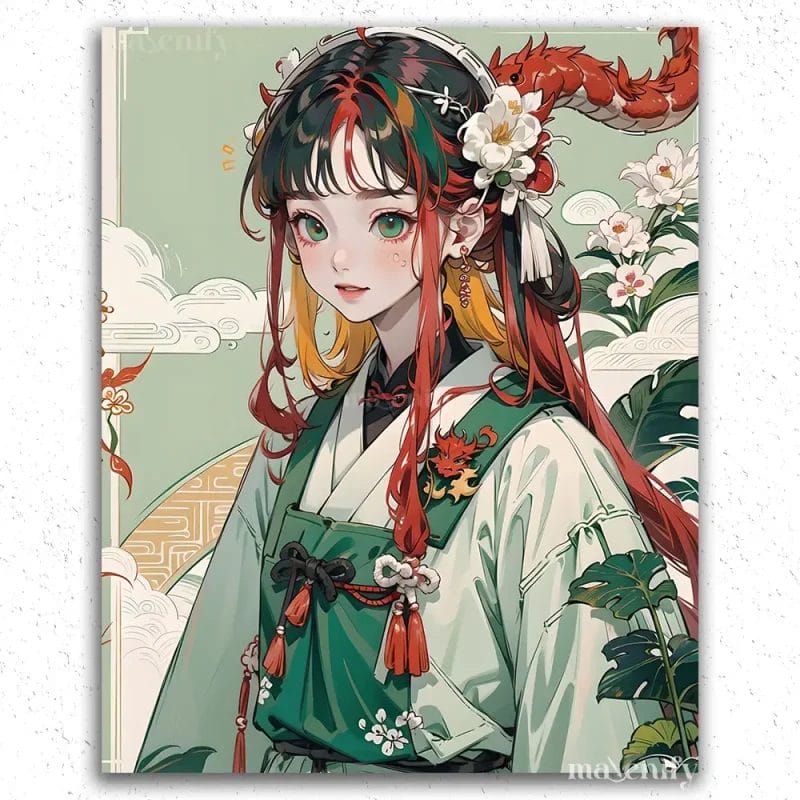 Girl and Dragon