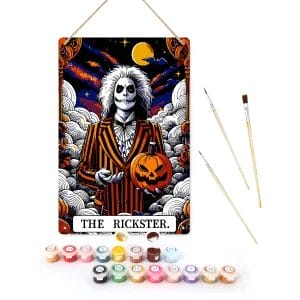 The Rickster Halloween Metal Poster