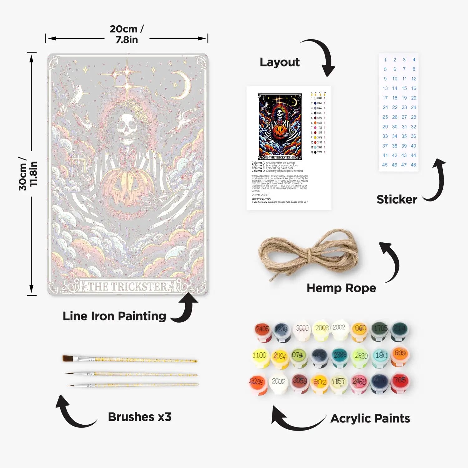 The Trickster - DIY Metal Poster 1 - Paint by Numbers The Trickster - DIY Metal Poster