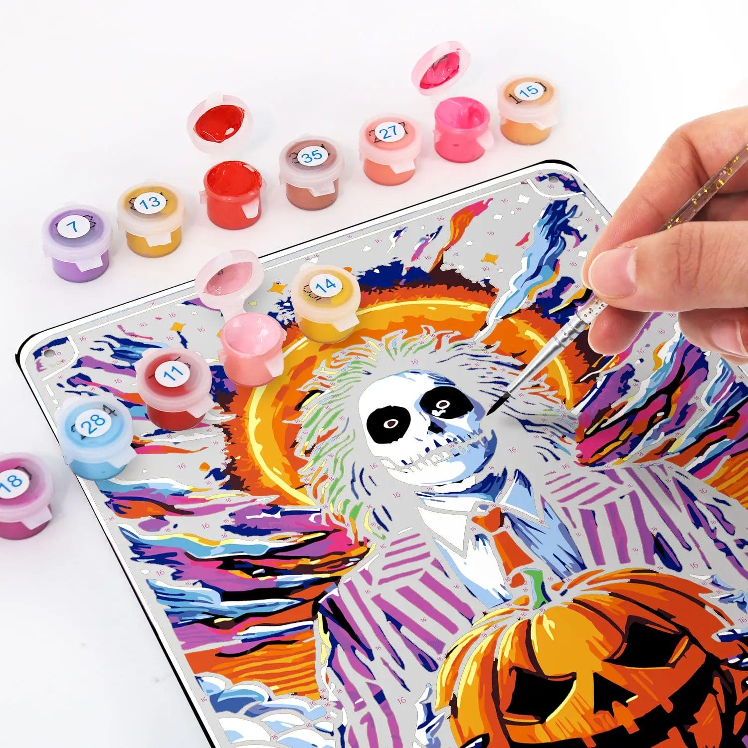 The Trickster Halloween - DIY Metal Poster 3 - Paint by Numbers 17 21 - Paint by Numbers