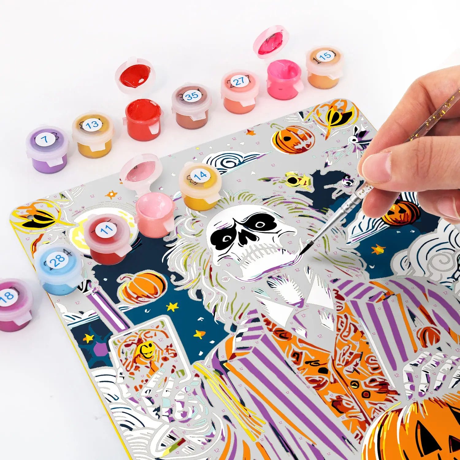 Trickster Halloween DIY Metal Poster 3 - Paint by Numbers 17 22 - Paint by Numbers