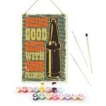 Drink Good Beer DIY Metal Poster
