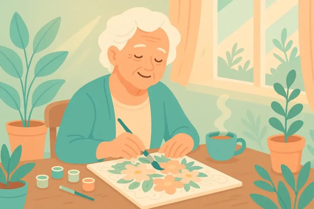 3 Reasons Why Seniors should Start Paint by numbers? 3 - Paint by Numbers Benefits Paint by numbers for seniors stress free - Paint by Numbers