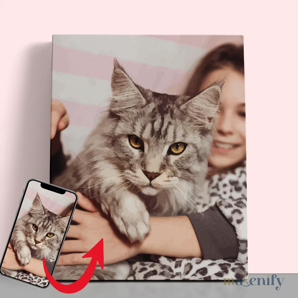 Custom Pet Portrait Paint by Numbers: Turn Your Furry Friend in Artwork 1 - Paint by Numbers Custom Pet Portrait Paint by Numbers: Turn Your Furry Friend in Artwork