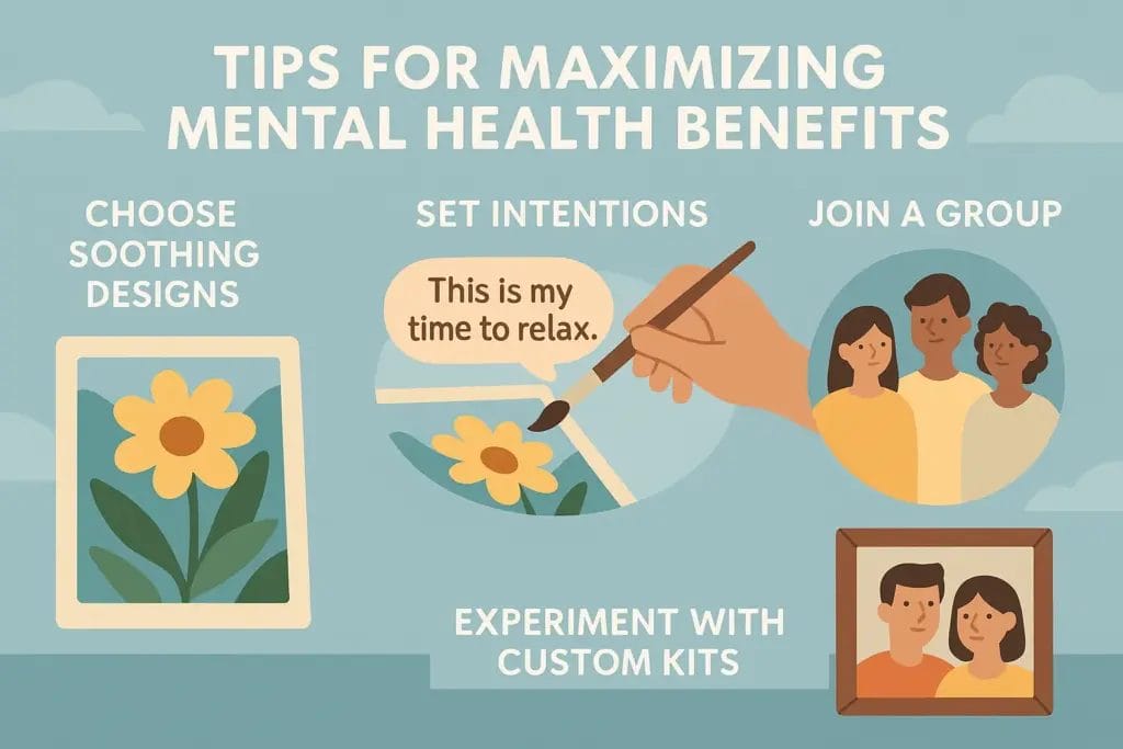 Benefits of Paint by Numbers for Mental Wellness 11 - Paint by Numbers Tips for Maximizing Mental Health Benefits