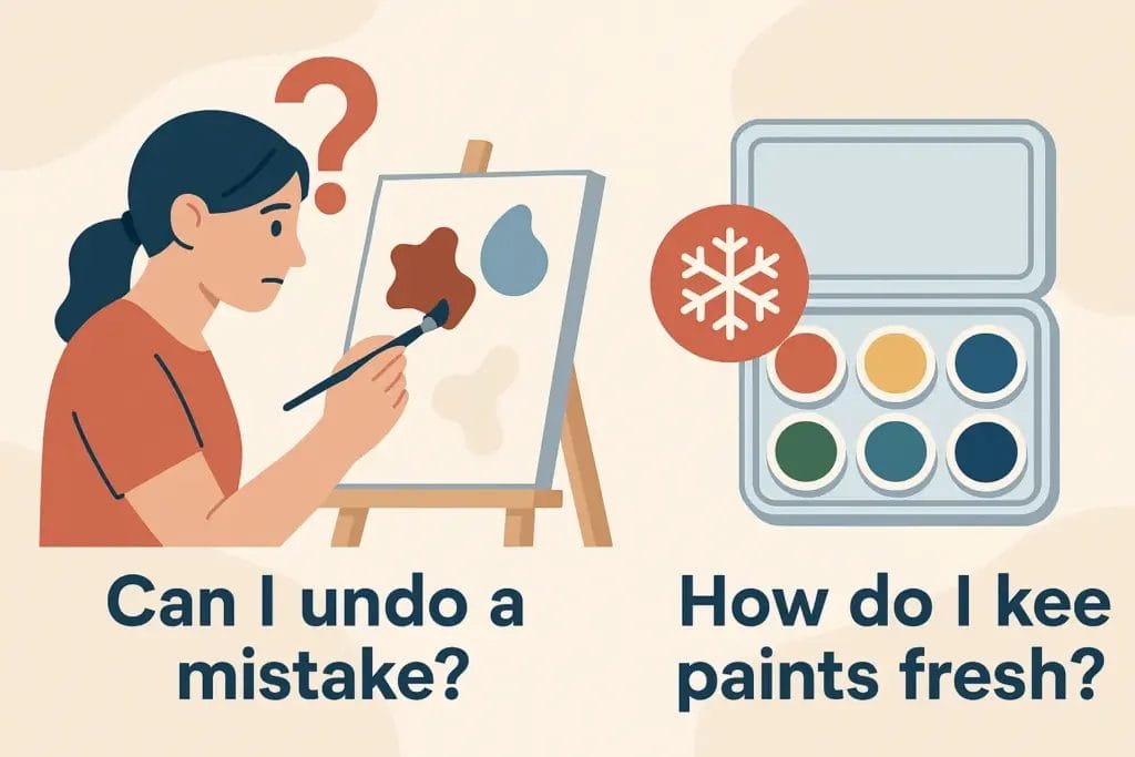 7 Beginner Mistakes That Could Ruin Your Painting Canvas (+ Easy Fixes!) 11 - Paint by Numbers How to undo a mistake - Paint by Numbers