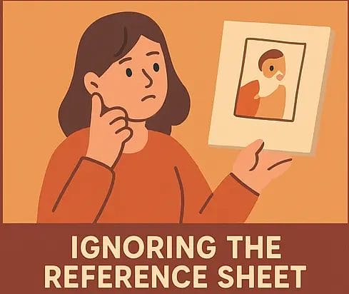 7 Beginner Mistakes That Could Ruin Your Painting Canvas (+ Easy Fixes!) 7 - Paint by Numbers Ignoring the Reference Sheet: