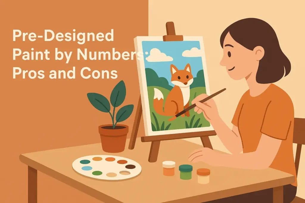 Custom vs. Pre-Designed Paint by Numbers: What’s Best for You? 4 - Paint by Numbers Pre-Designed Paint by Numbers: Pros and Cons