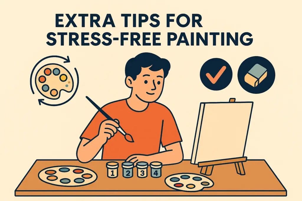 7 Beginner Mistakes That Could Ruin Your Painting Canvas (+ Easy Fixes!) 10 - Paint by Numbers Extra Tips for Stress-free Painting