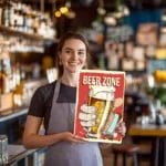 Beer Zone DIY Metal Poster