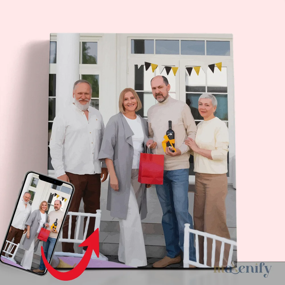 Custom Family Portrait - Paint by Numbers Kit: Your Family’s Legacy in Art 2 - Paint by Numbers Custom Family Portrait - Paint by Numbers Kit: Your Family’s Legacy in Art