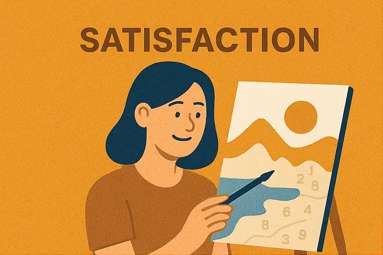 What to Expect from Your First Paint by Numbers Experience? 6 - Paint by Numbers Satisfaction