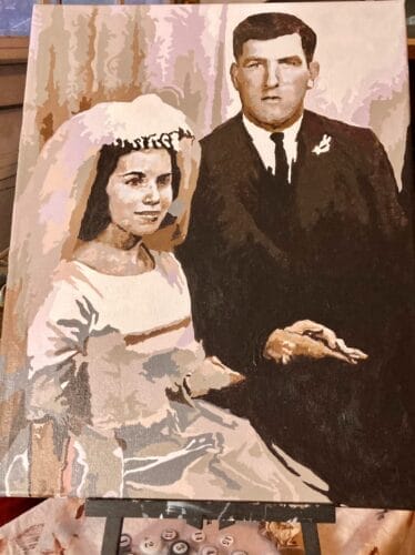Custom Wedding Portrait - Turn Wedding Memories into Artwork photo review